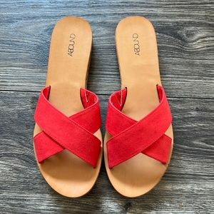 Abound Red Sandal 🌸🌷🌺